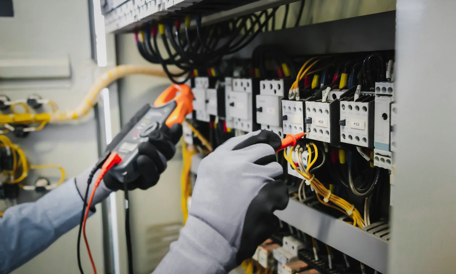 Safe Electric registered electrician checking wiring for a rewiring grant Ireland application